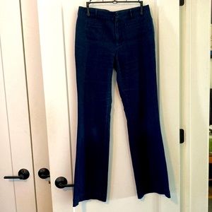 J.Jill Navy Pants Flare Very Flattering
